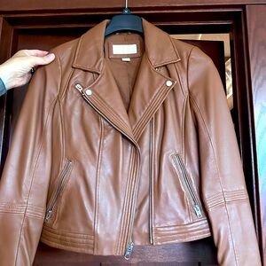 Michael Kors women leather jacket